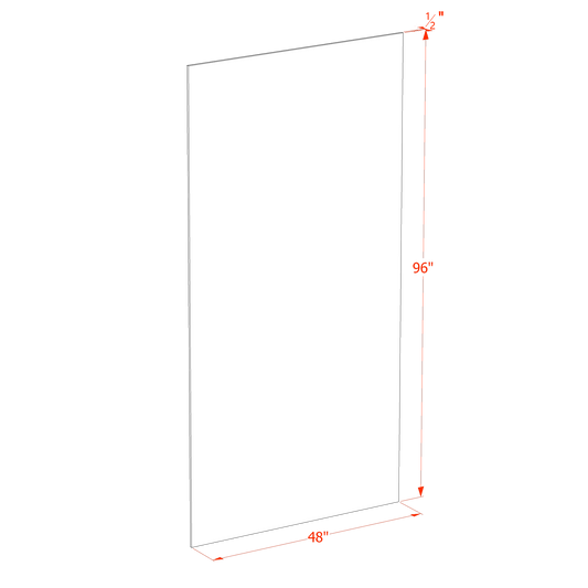 Soft Green - 48"W × 96"L Base Skin Panel