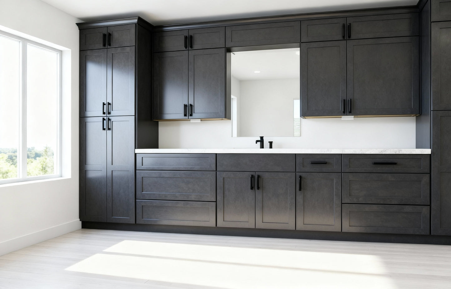 Dark Gray Shaker 10x10 Kitchen