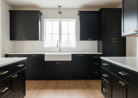 Onyx Black Shaker Door Sample