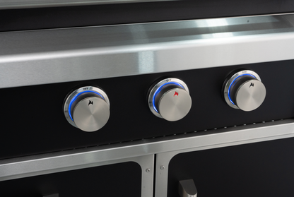 Maroon - 49'' Premium 304 Stainless Steel Outdoor Natural Gas Grill | 99000 BTU 4 Burners + Infrared Rear Burner