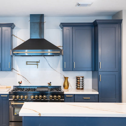 Navy Blue Shaker 10x10 RTA Cabinets
