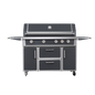 Grey - 49'' Premium 304 Stainless Steel Outdoor Natural Gas Grill | 99,000 BTU 4 Burners + Infrared Rear Burner
