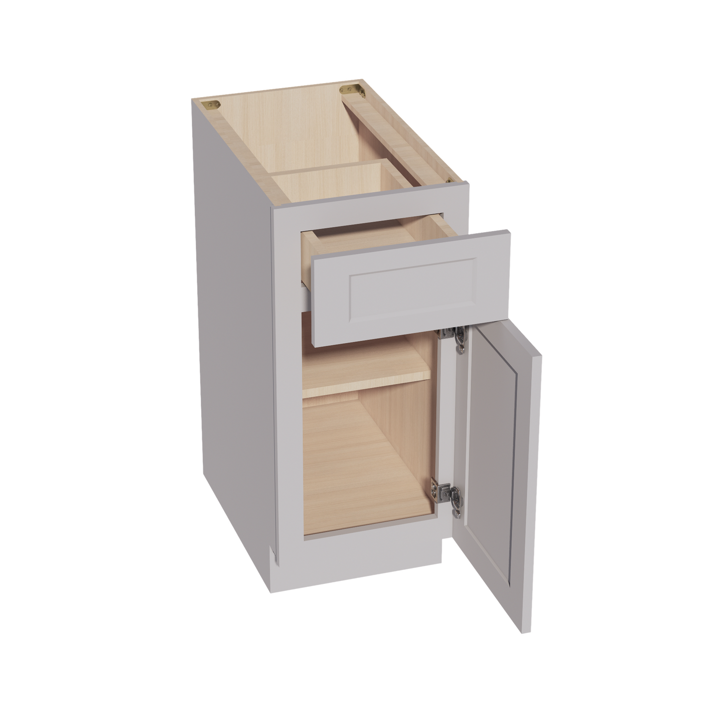 Ash Gray - 15"W Standard Base Cabinet