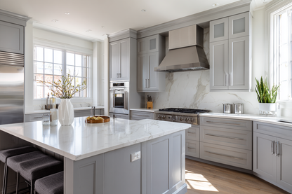 Mist Gray Shaker 10x10 RTA Cabinets