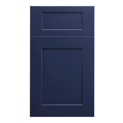 Navy Blue Standard Wall Cabinet - 15"W x 42"H