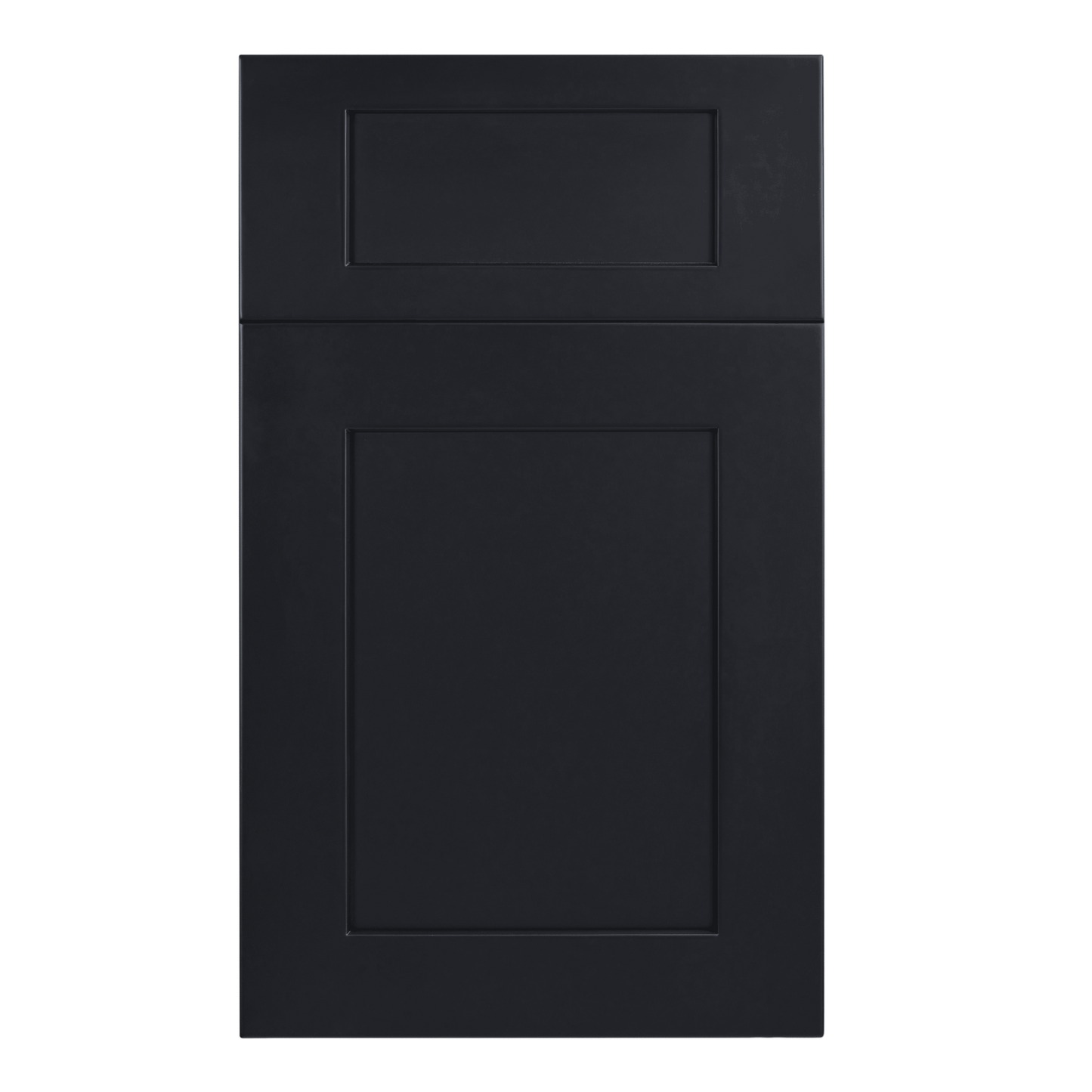 Onyx Black Double Sink Vanity Combo Cabinet - 60"W