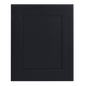 Ebony Black Shaker Sample Door