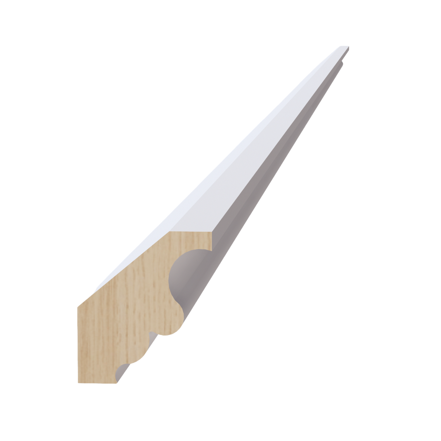 Frost White - 2"W x 96"L Crown Molding