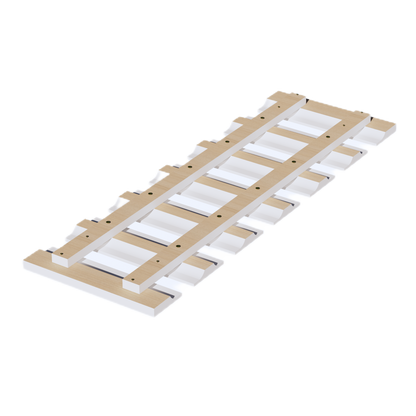 Frost White - 36"W x 1-1/2"H Glass Holder