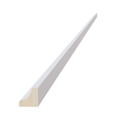 Frost White - 3/4"W x 96"L Inside Corner Molding