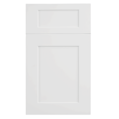 Polar White Blind Corner Wall Cabinet - 27"W x 42"H
