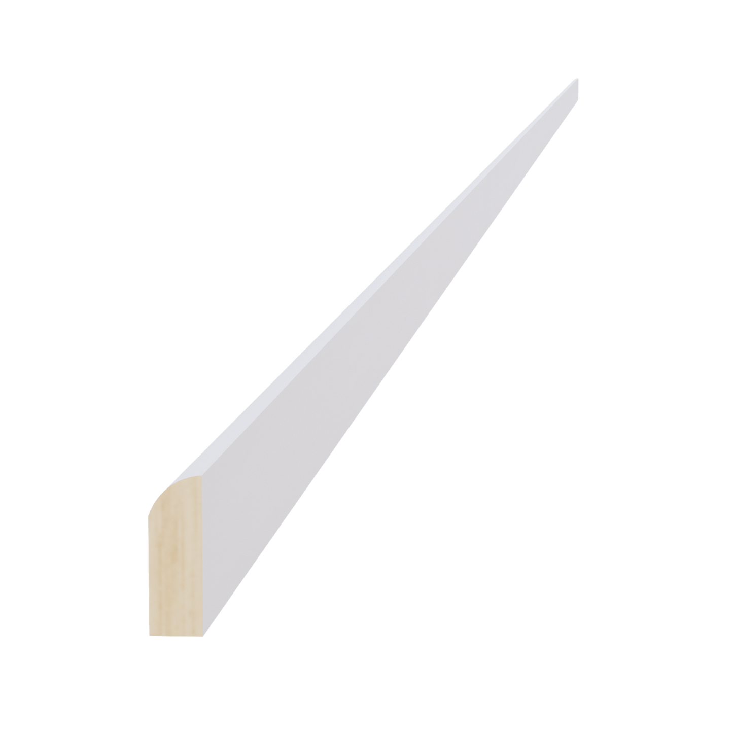 Frost White - 3/4"W x 96"L Scribe Molding