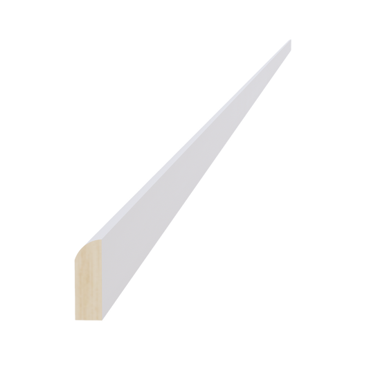 Frost White - 3/4"W x 96"L Scribe Molding