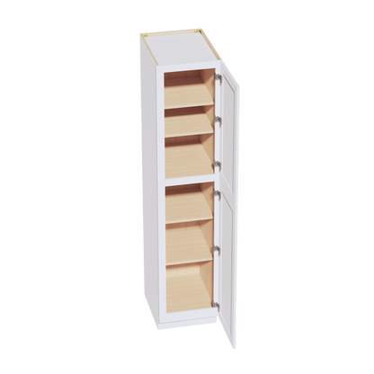 Frost White  - 18"W  x  84"H Tall Pantry Cabinet