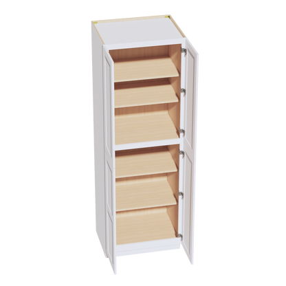 Frost White  - 30"W  x  90"H Tall Pantry Cabinet