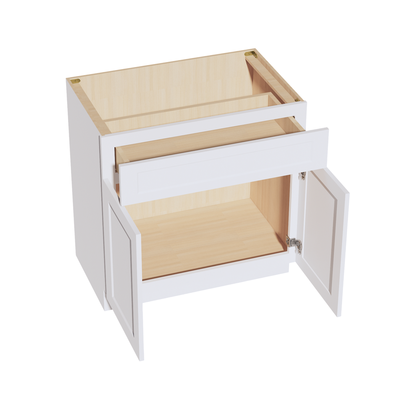 Frost White - 33"W Vanity Base Cabinet