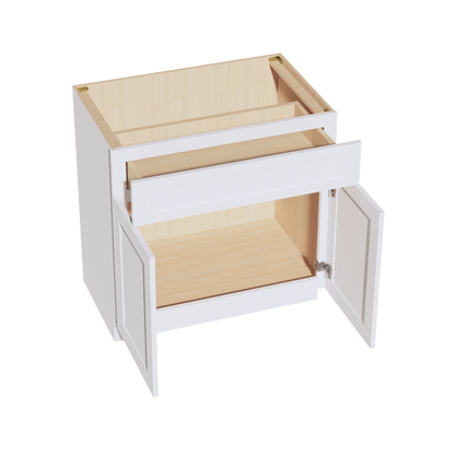 Frost White - 33"W Vanity Base Cabinet