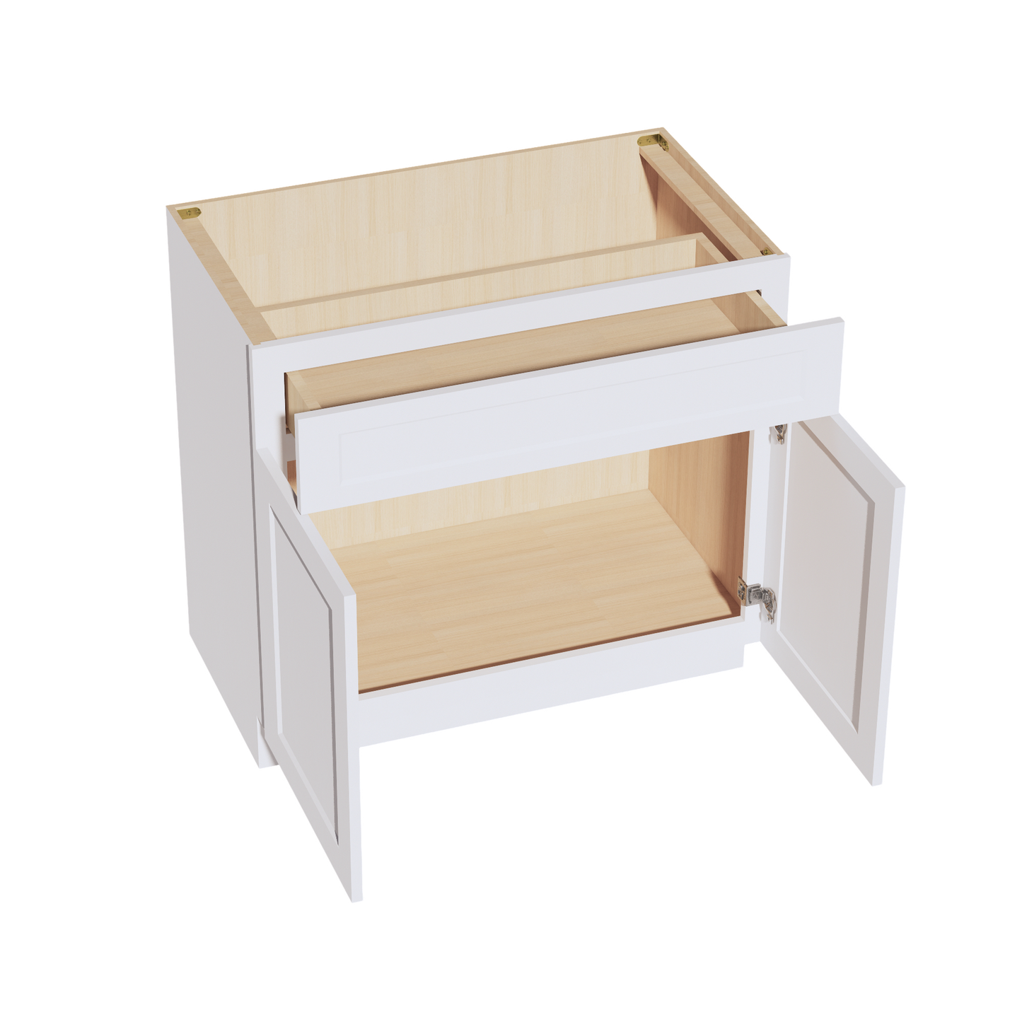 Frost White - 36"W Vanity Base Cabinet