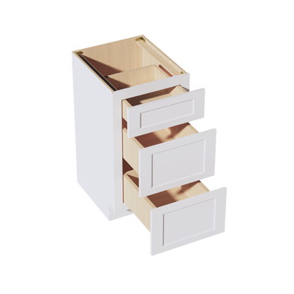 Frost White - 18"W Vanity Drawer Base Cabinet