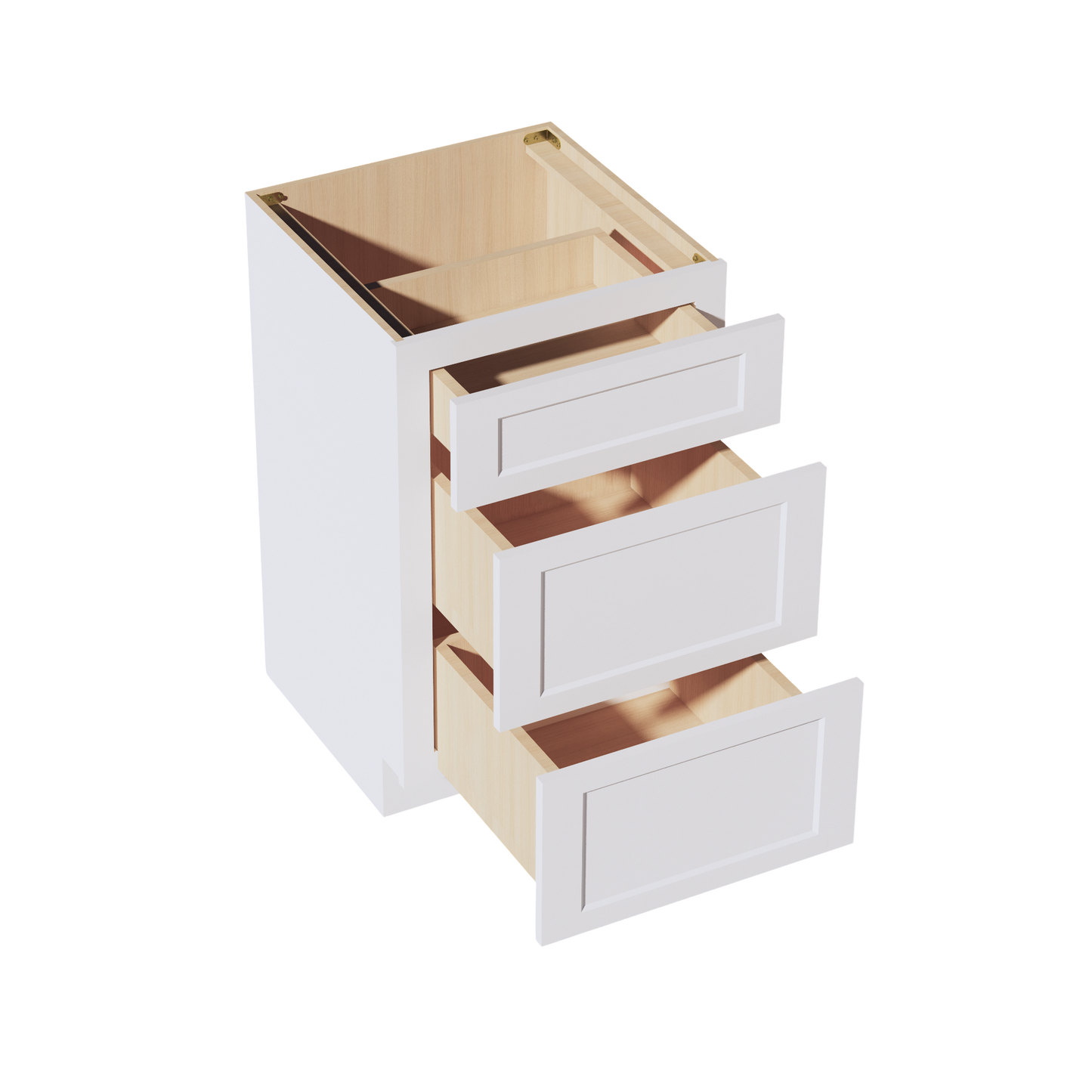 Frost White - 21"W Vanity Drawer Base Cabinet