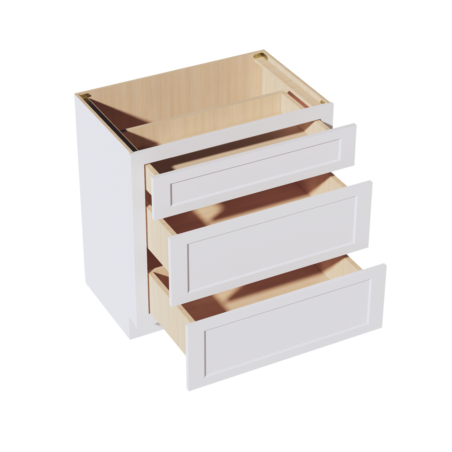 Frost White - 33"W Vanity Drawer Base Cabinet