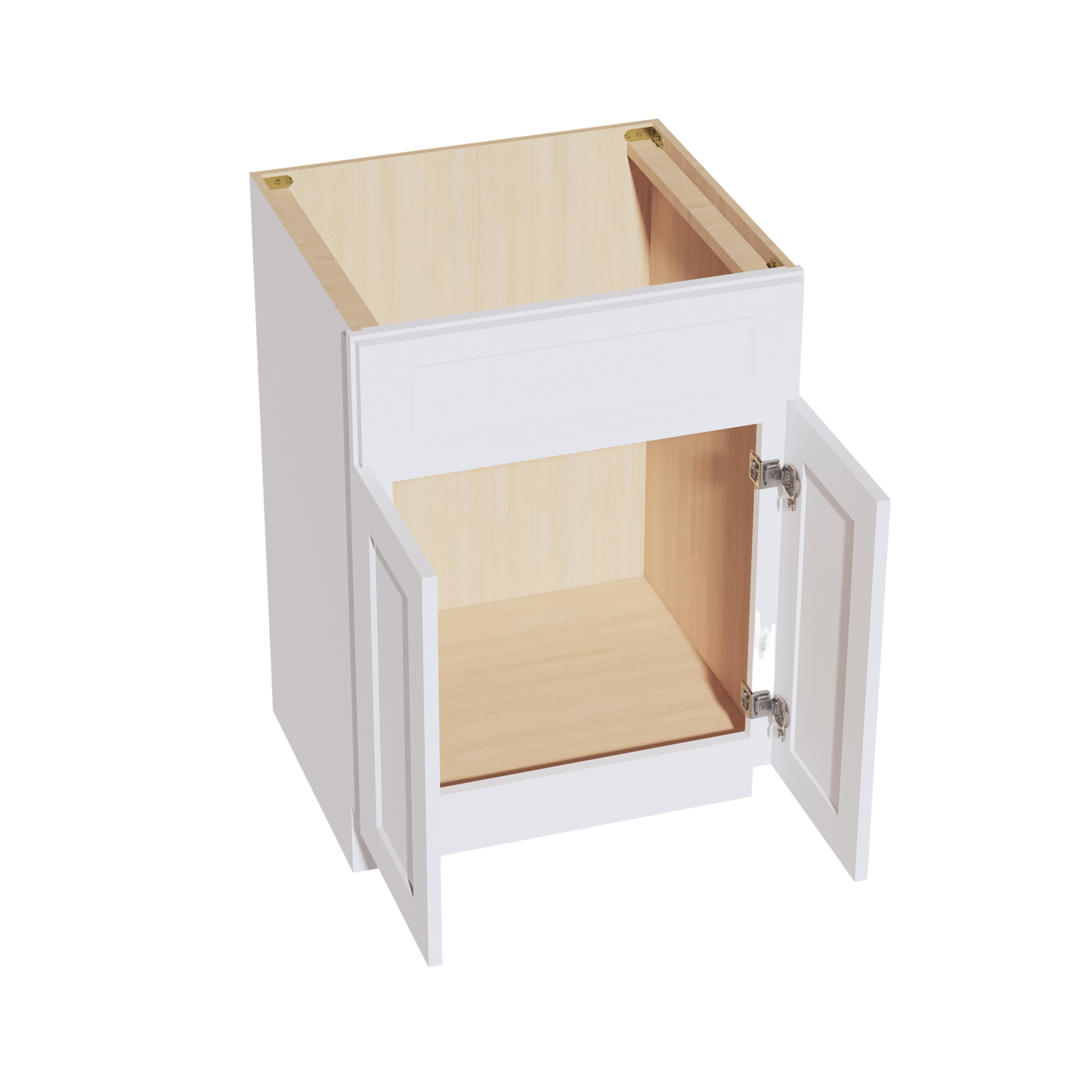 Frost White - 24"W Vanity Sink Base Cabinet