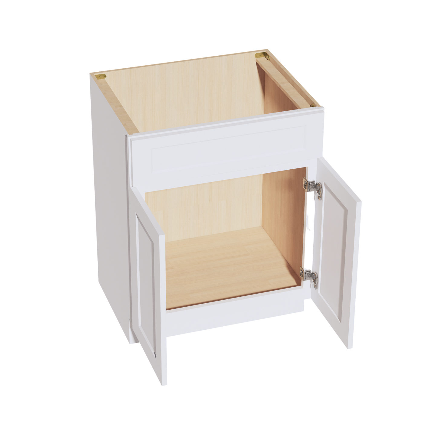 Frost White - 27"W Vanity Sink Base Cabinet