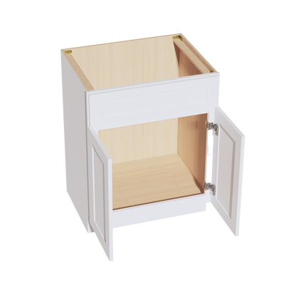 Frost White - 27"W Vanity Sink Base Cabinet