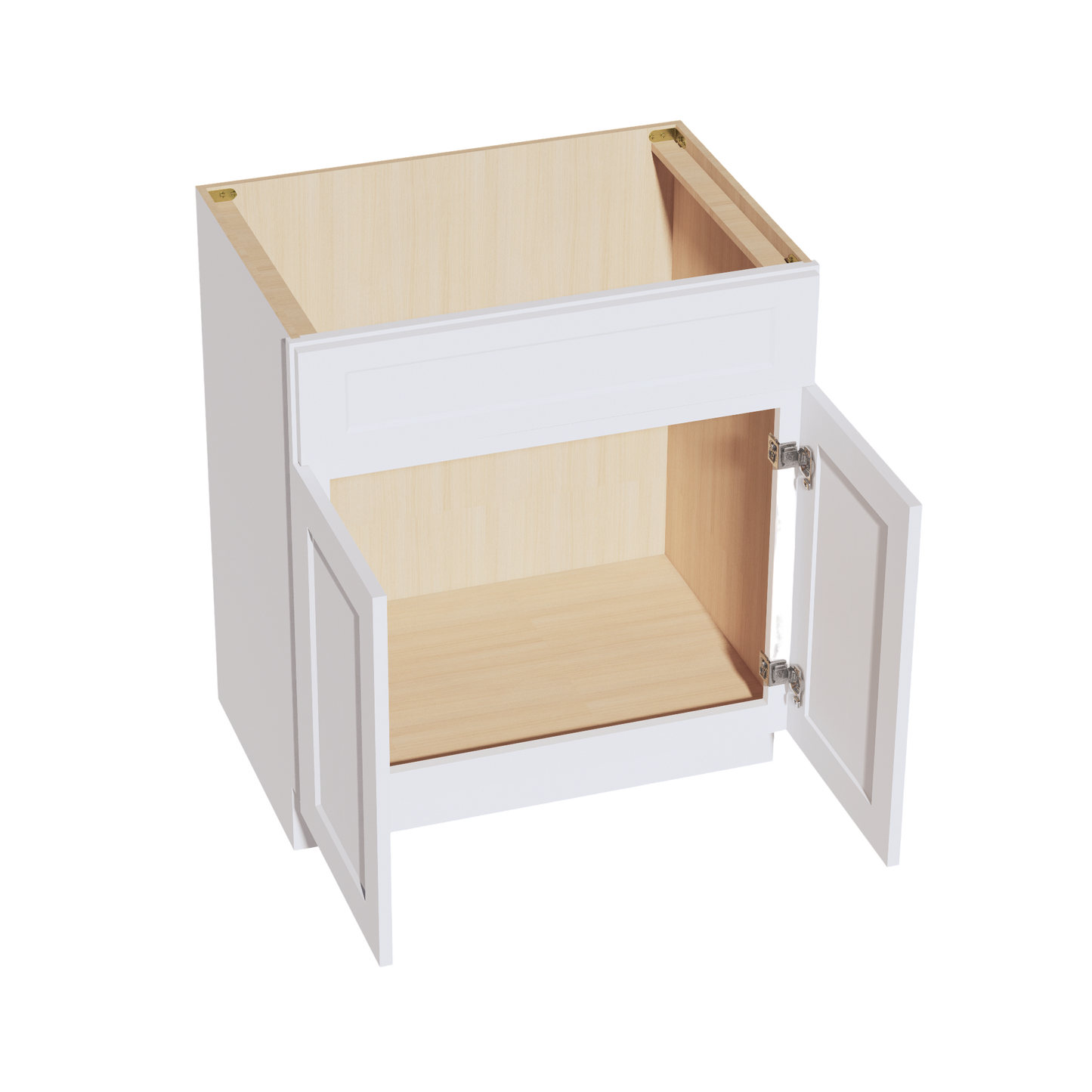 Frost White - 30"W Vanity Sink Base Cabinet