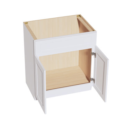 Frost White - 30"W Vanity Sink Base Cabinet