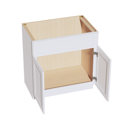 Frost White - 33"W Vanity Sink Base Cabinet