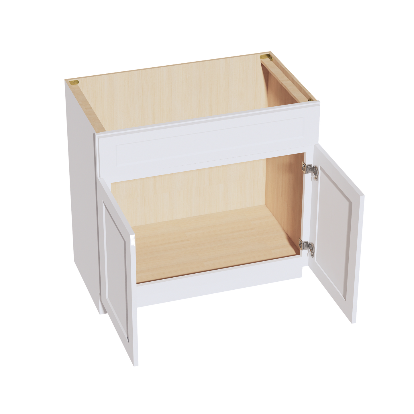 Frost White - 36"W Vanity Sink Base Cabinet