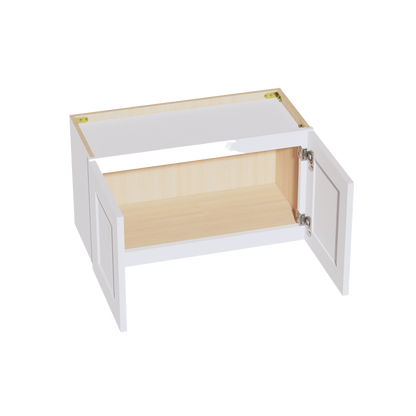 Frost White - 27"W x 15"H Standard Wall Cabinet