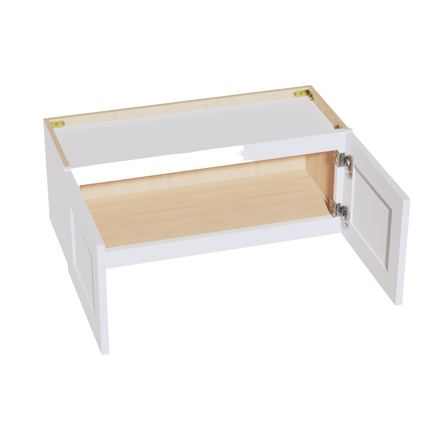 Frost White - 30"W x 12"H Standard Wall Cabinet