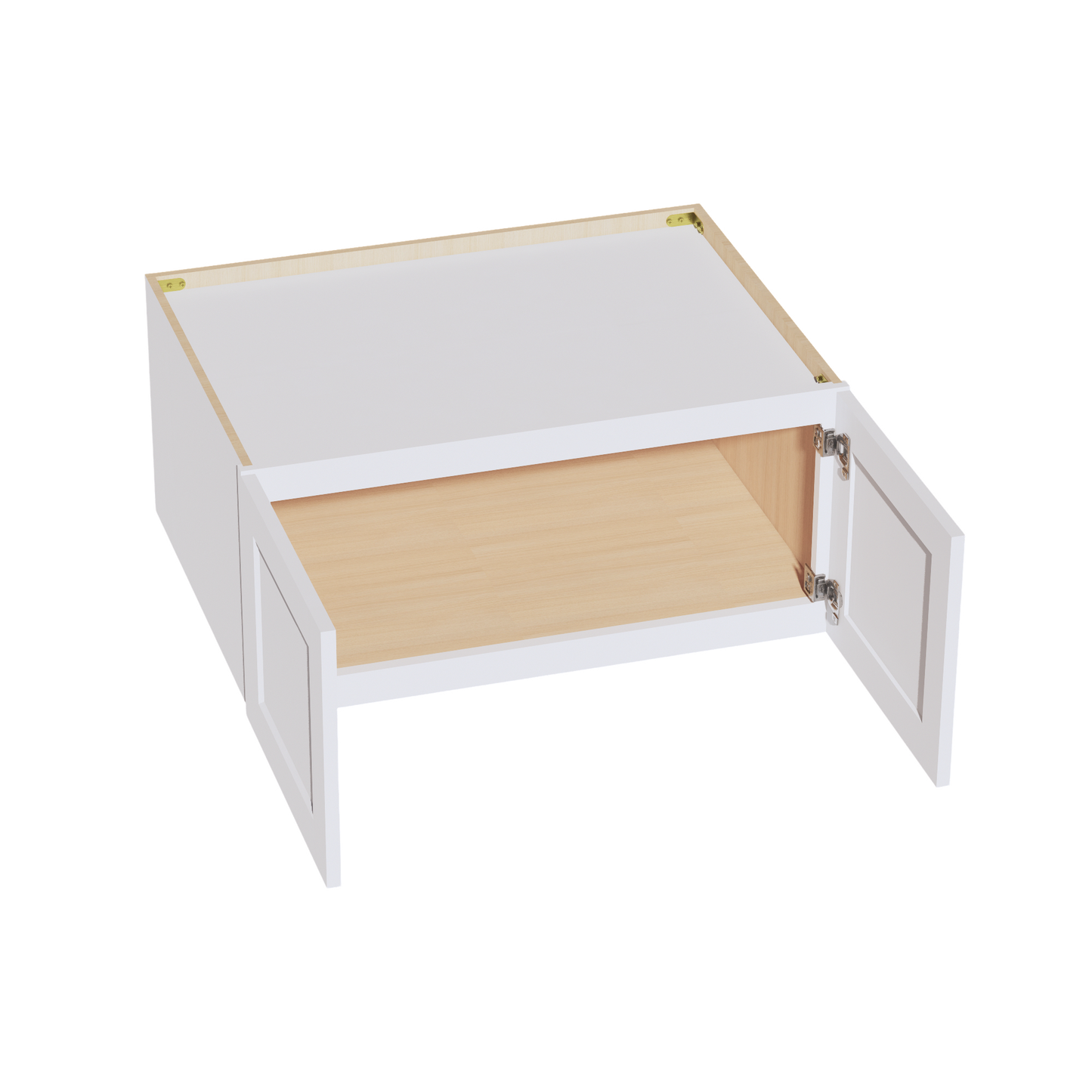 Frost White - 33"W x 15"H Deep (24") Wall Bridge Cabinet