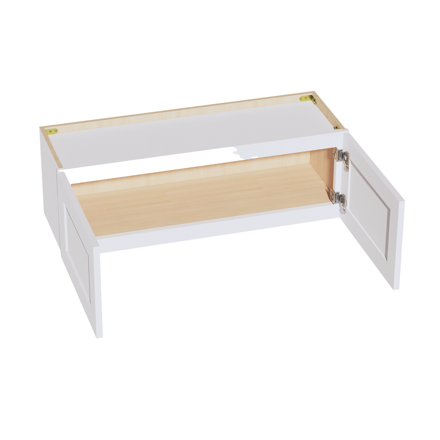 Frost White - 36"W x 12"H Standard Wall Cabinet