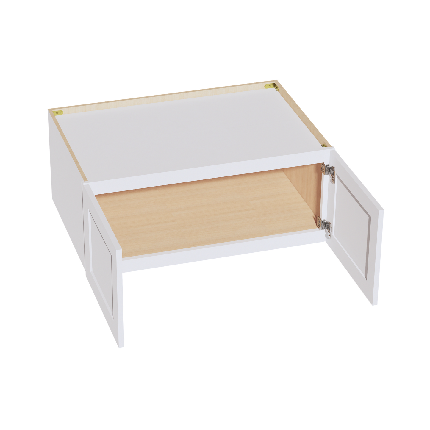 Frost White - 36"W x 15"H Deep (24") Wall Bridge Cabinet