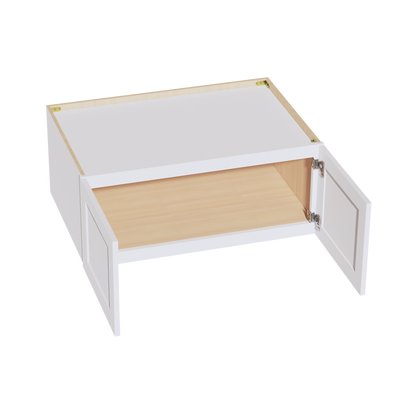 Frost White - 36"W x 15"H Deep (24") Wall Bridge Cabinet