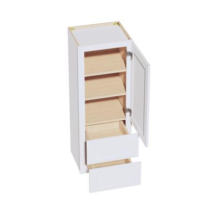 Frost White - 18"W x 48"H Drawer Wall Cabinet