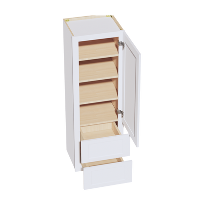 Frost White - 18"W x 54"H Drawer Wall Cabinet