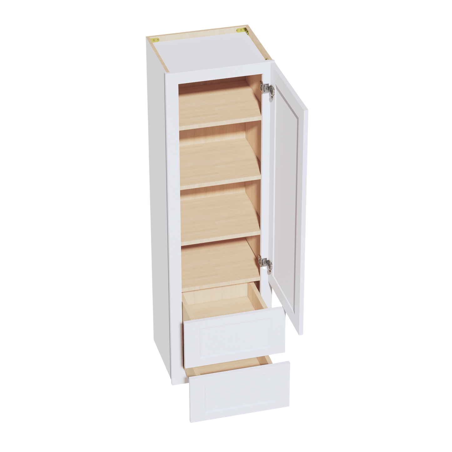 Frost White - 18"W x 60"H Drawer Wall Cabinet