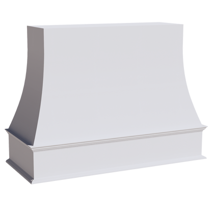 Slim Frost White - 36"W x 48"H Wood Range Hoods Wall Cabinet