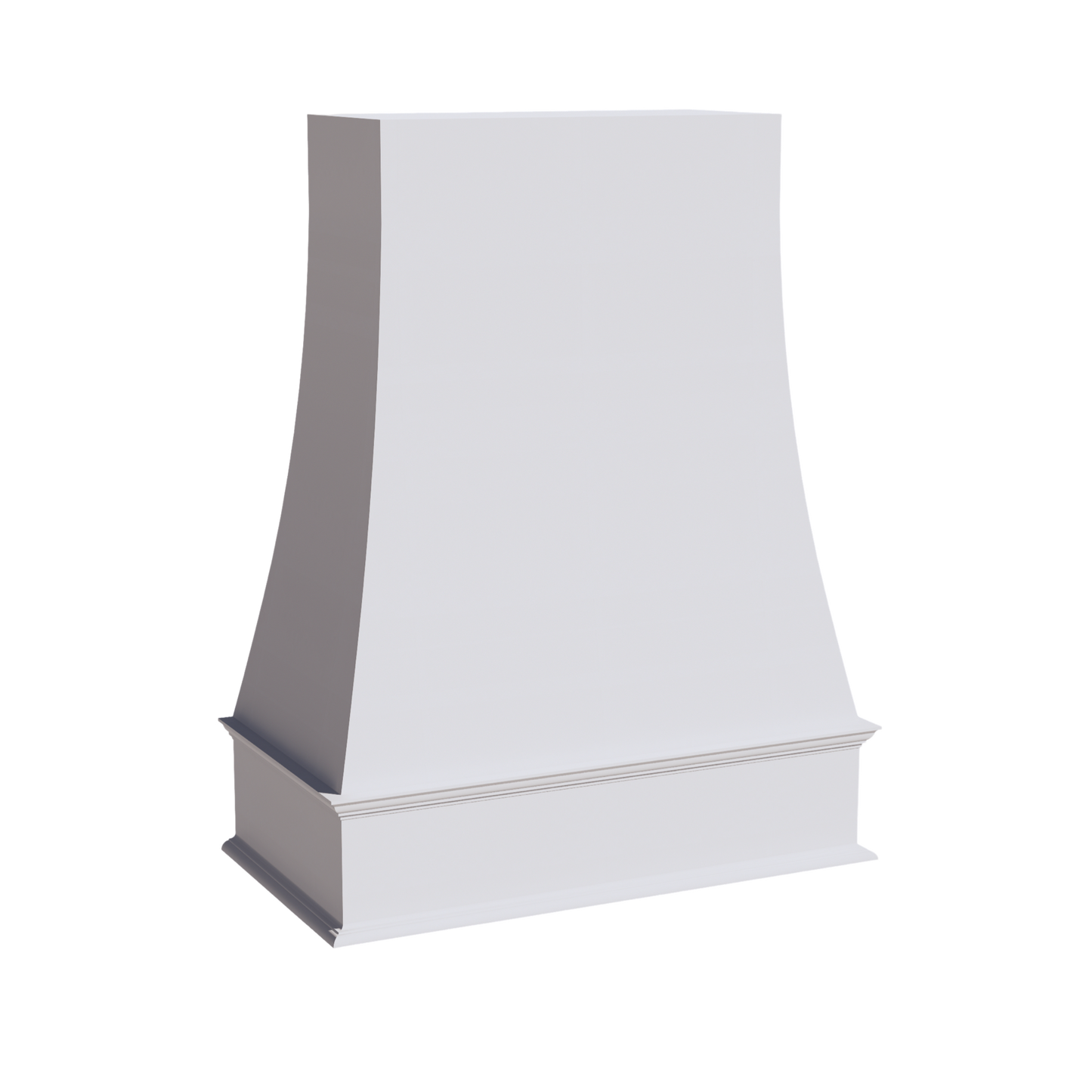 Slim Frost White - 48"W x 36"H Wood Range Hoods Wall Cabinet