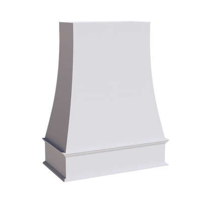 Slim Frost White - 48"W x 36"H Wood Range Hoods Wall Cabinet