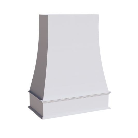 Slim Frost White - 48"W x 36"H Wood Range Hoods Wall Cabinet