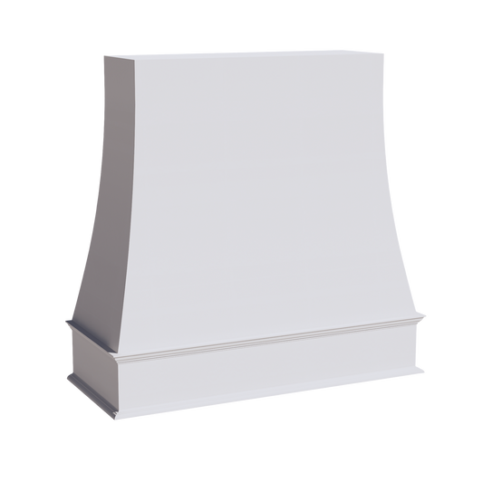 Slim Frost White - 48"W x 48"H Wood Range Hoods Wall Cabinet