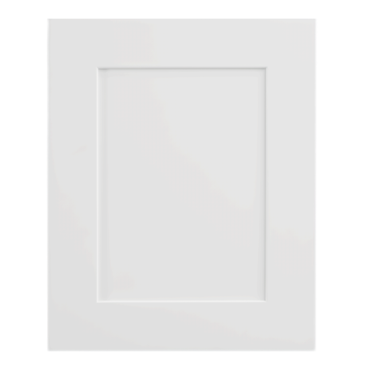 Polar White Shaker Door Sample