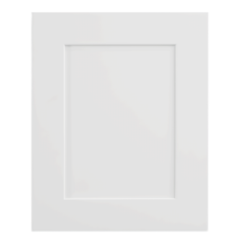 Polar White Shaker Door Sample