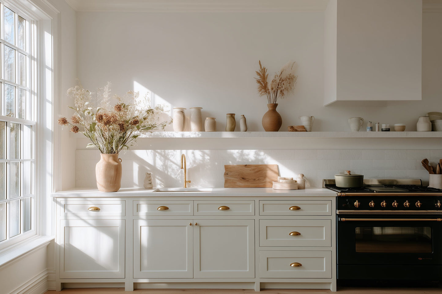 Polar White Shaker 10x10 RTA Cabinets