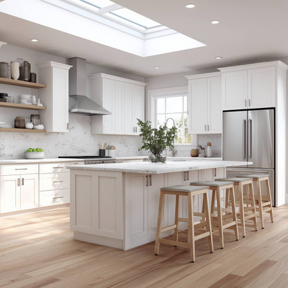 Polar White Shaker Door Sample